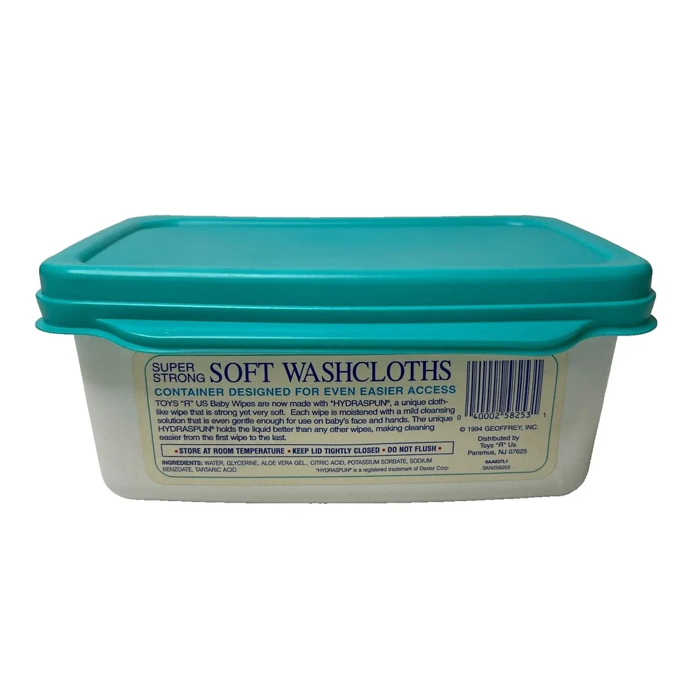 Washcloth Empty Container Wipes Storage Box Dispenser Tissue Holder by Toys R Us